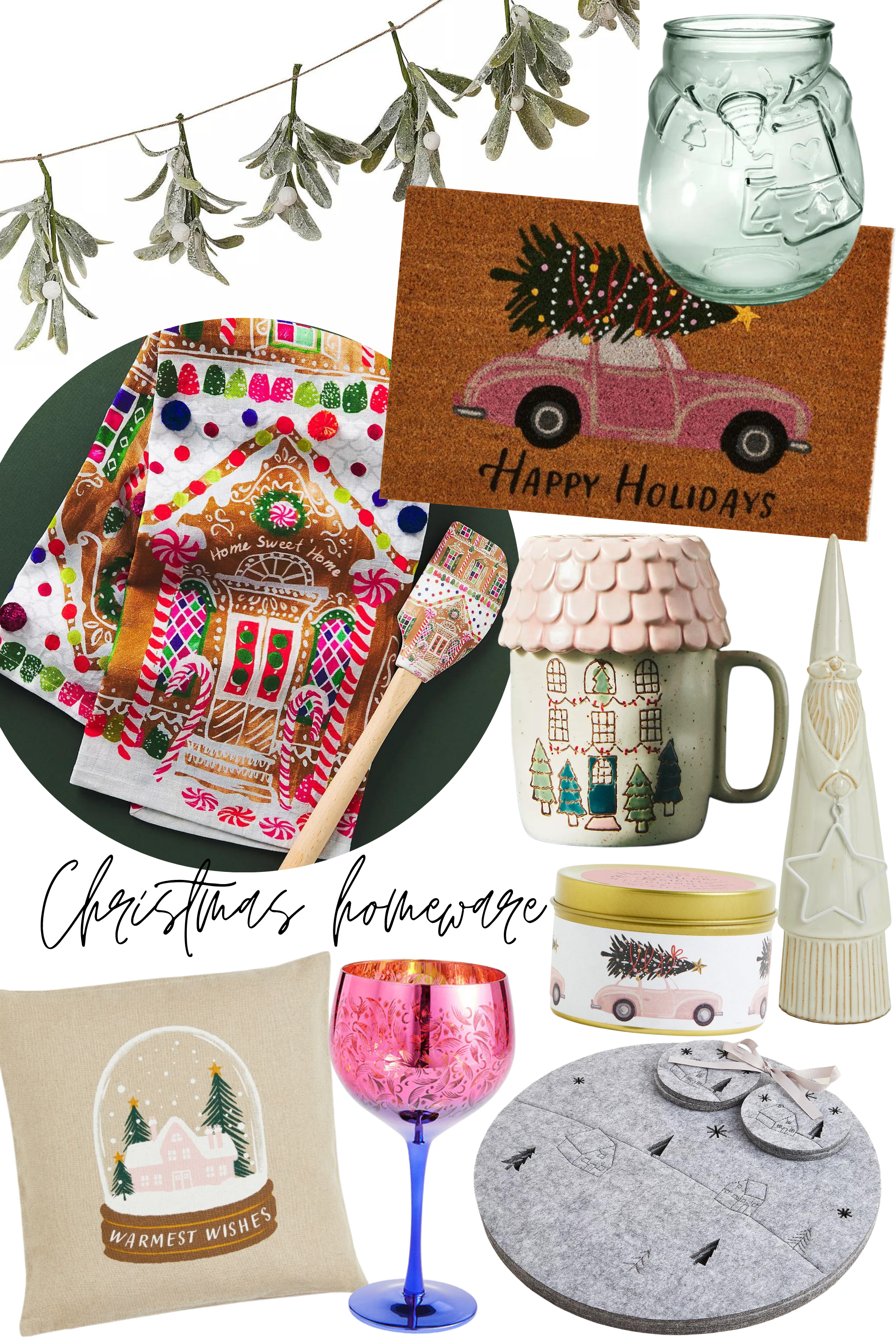 Christmas homeware wishlist