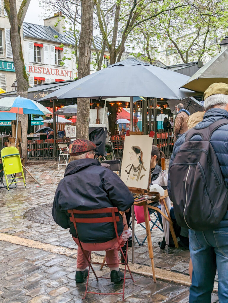 Montmartre street artist